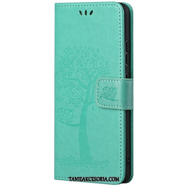 Etui Folio do Samsung Galaxy M23 5G Sowa Drzewo