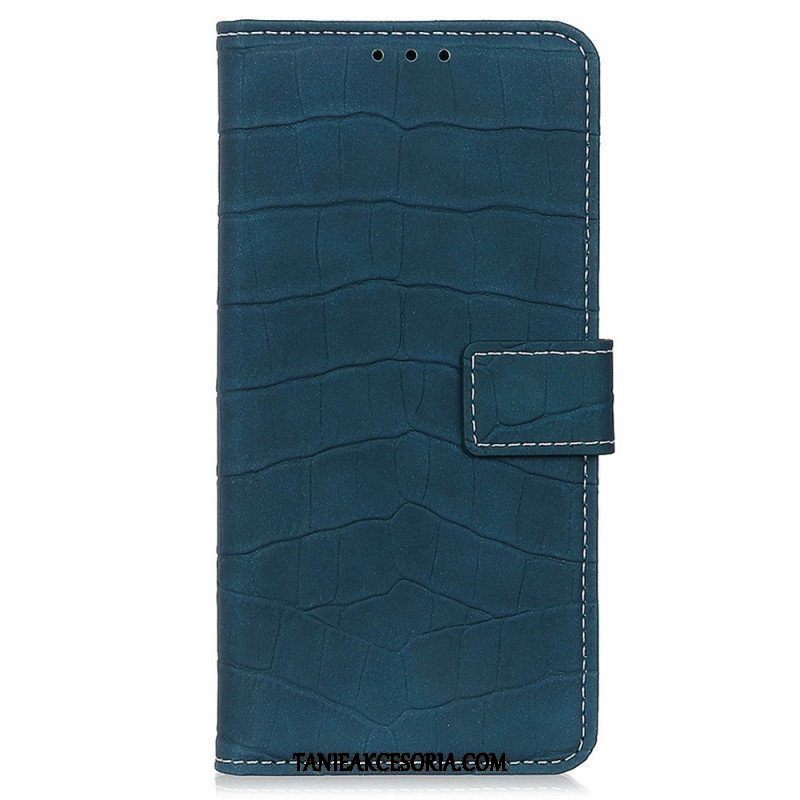 Etui Folio do Samsung Galaxy M23 5G Styl Skóry Krokodyla