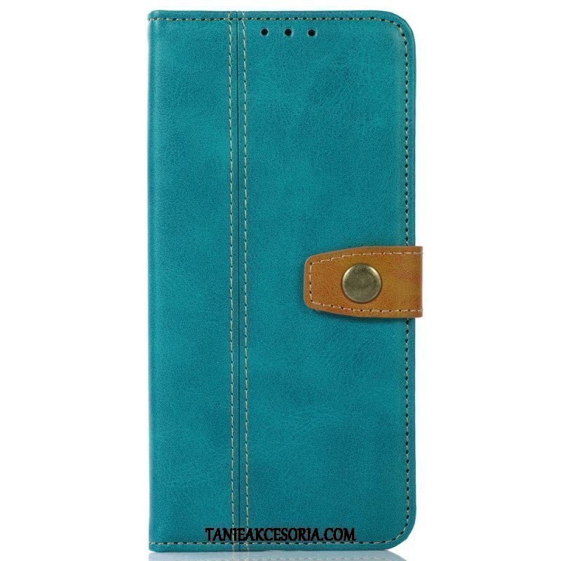 Etui Folio do Samsung Galaxy M23 5G Taśma Tapicerska