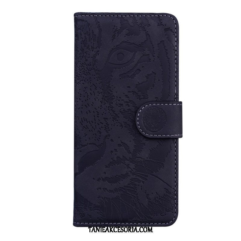 Etui Folio do Samsung Galaxy M32 Nadruk Twarzy Tygrysa