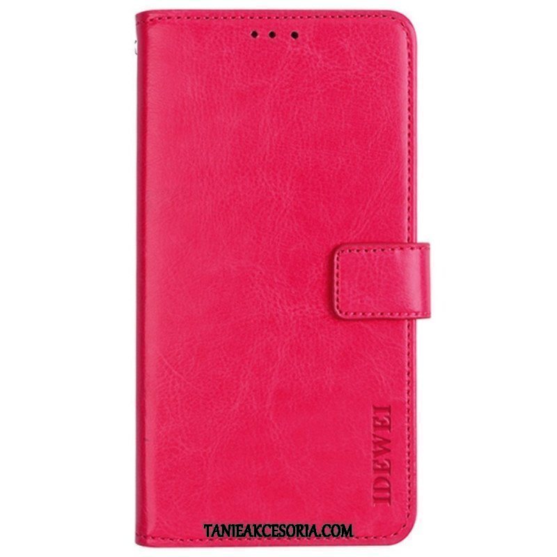 Etui Folio do Samsung Galaxy M52 5G Imitacja Skóry Idewei