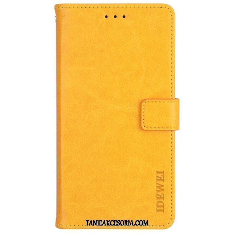 Etui Folio do Samsung Galaxy M52 5G Imitacja Skóry Idewei