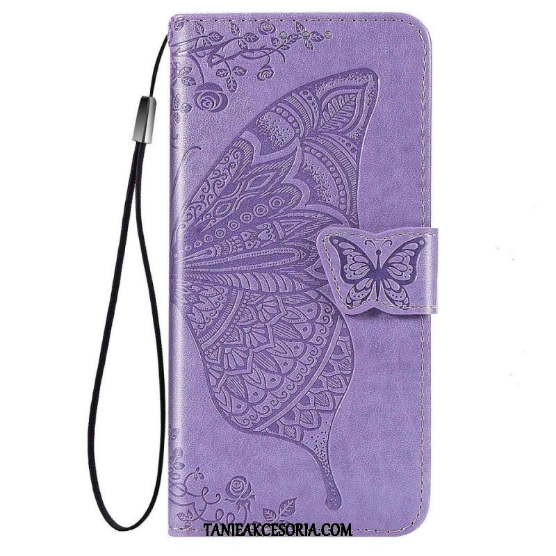 Etui Folio do Samsung Galaxy M53 5G Barokowy Motyl