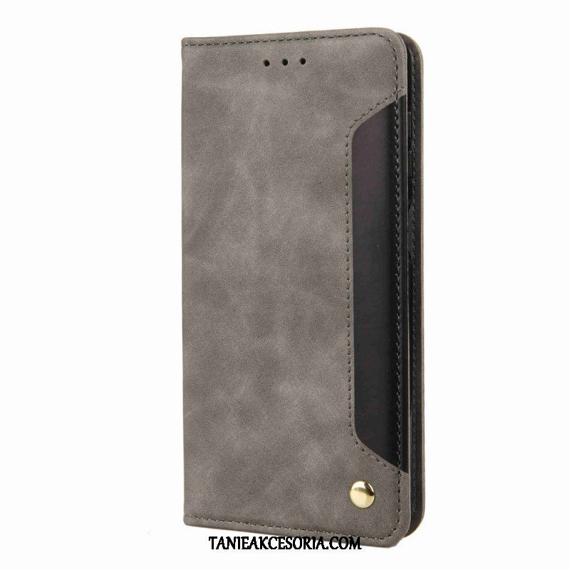 Etui Folio do Samsung Galaxy M53 5G Dwukolorowa Elegancja