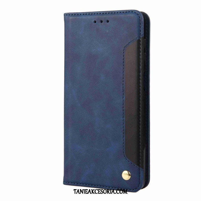 Etui Folio do Samsung Galaxy M53 5G Dwukolorowa Elegancja