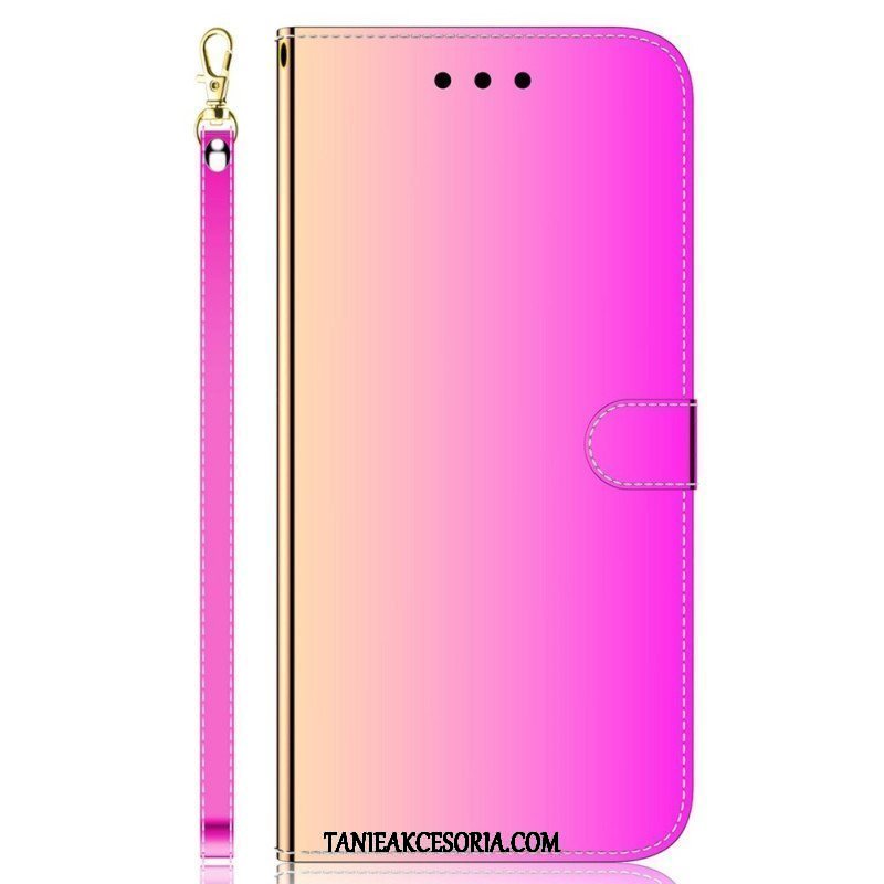 Etui Folio do Samsung Galaxy M53 5G Lustro I Smycz