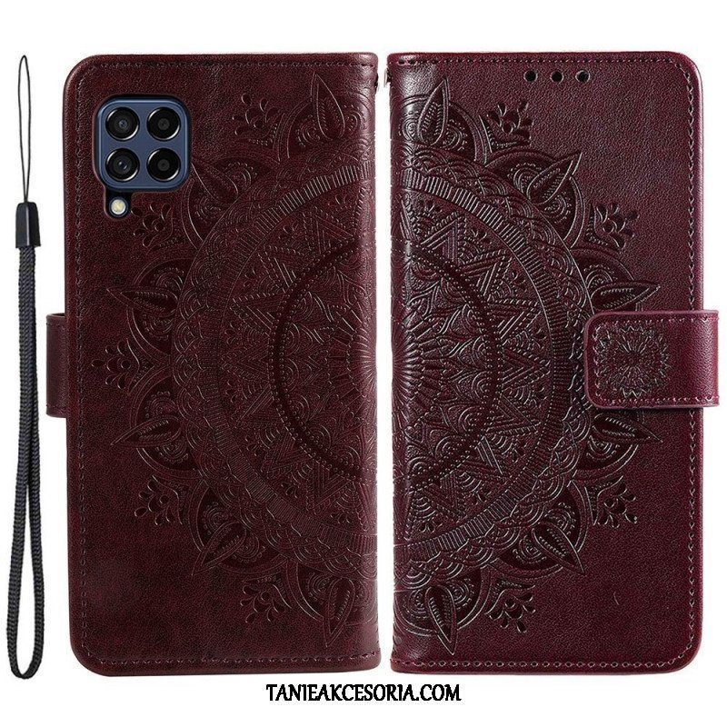 Etui Folio do Samsung Galaxy M53 5G Mandala Słońca