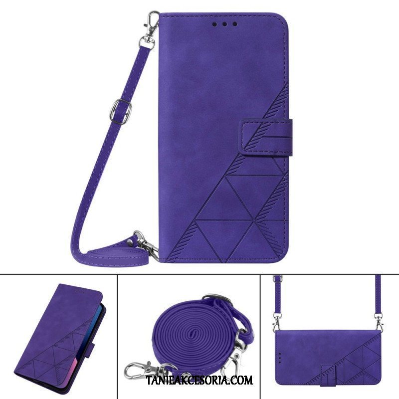 Etui Folio do Samsung Galaxy M53 5G Trójkąty Barkowe