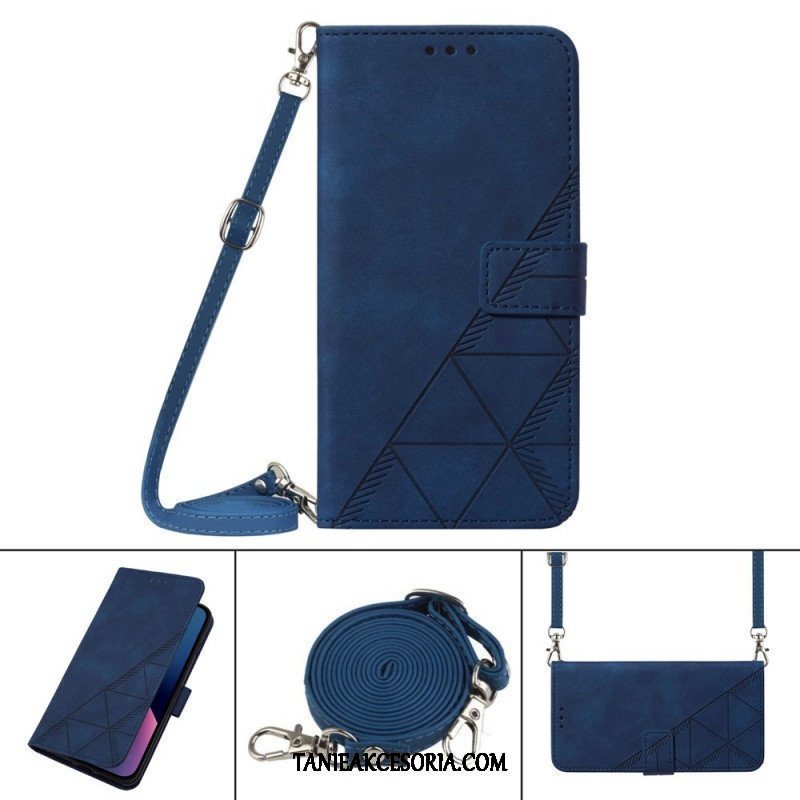 Etui Folio do Samsung Galaxy M53 5G Trójkąty Barkowe