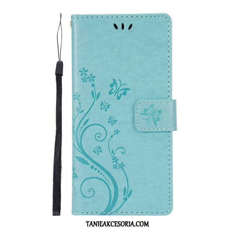 Etui Folio do Samsung Galaxy S21 5G Motyle Na Wietrze