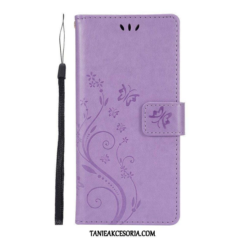 Etui Folio do Samsung Galaxy S21 5G Motyle Na Wietrze