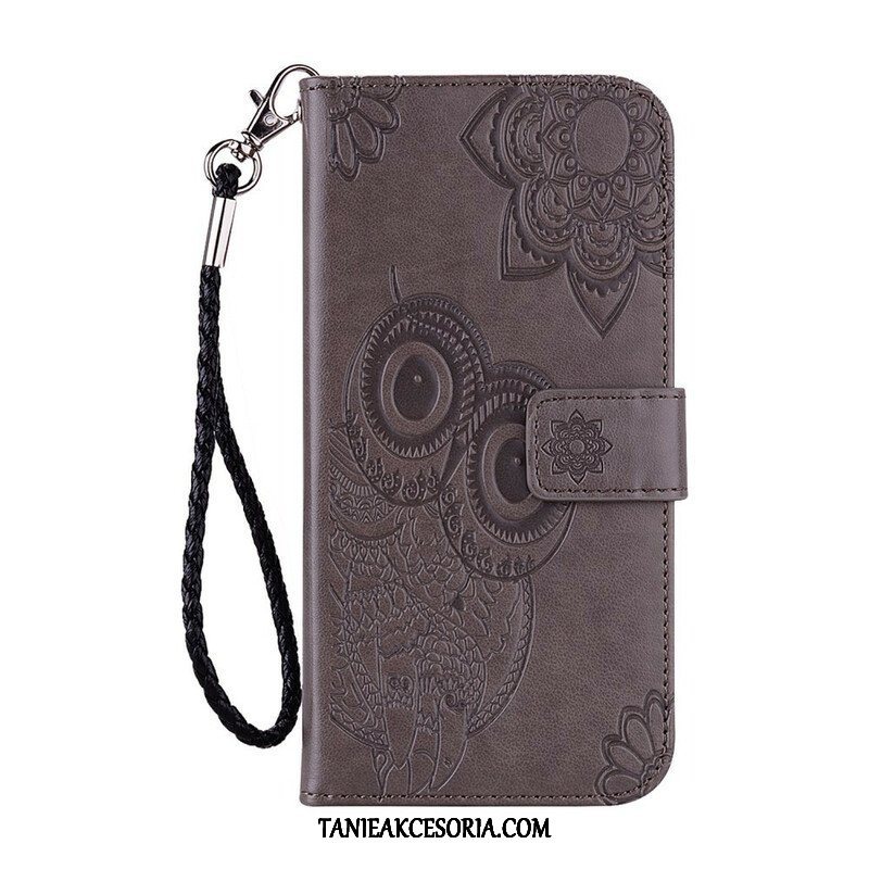 Etui Folio do Samsung Galaxy S21 5G Sowa Mandala I Smycz