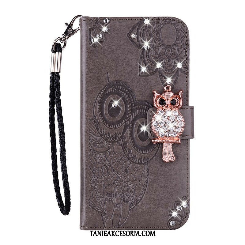 Etui Folio do Samsung Galaxy S21 5G Sowa Mandala I Urok