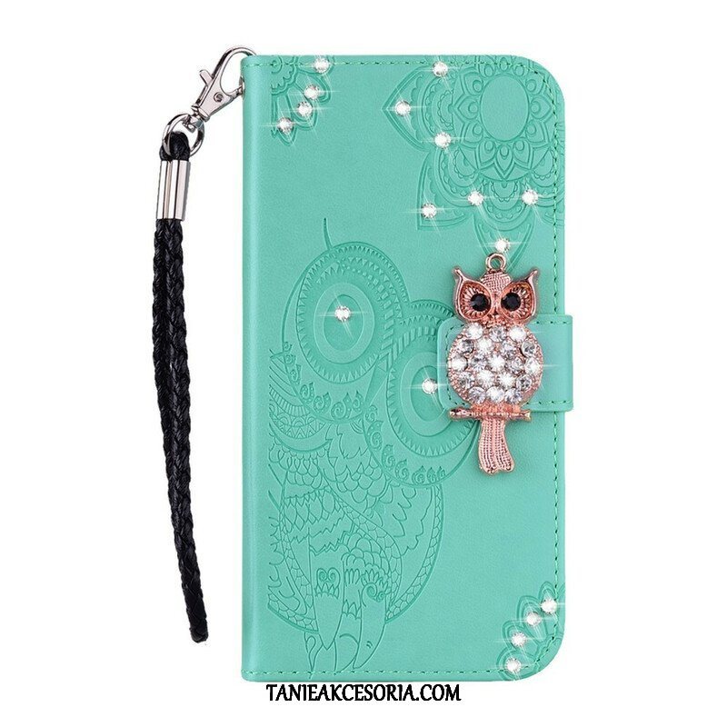 Etui Folio do Samsung Galaxy S21 5G Sowa Mandala I Urok