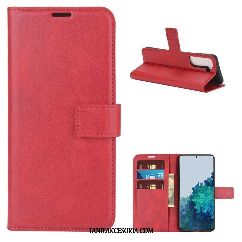 Etui Folio do Samsung Galaxy S21 5G Wąski Krój Ze Sztucznej Skóry