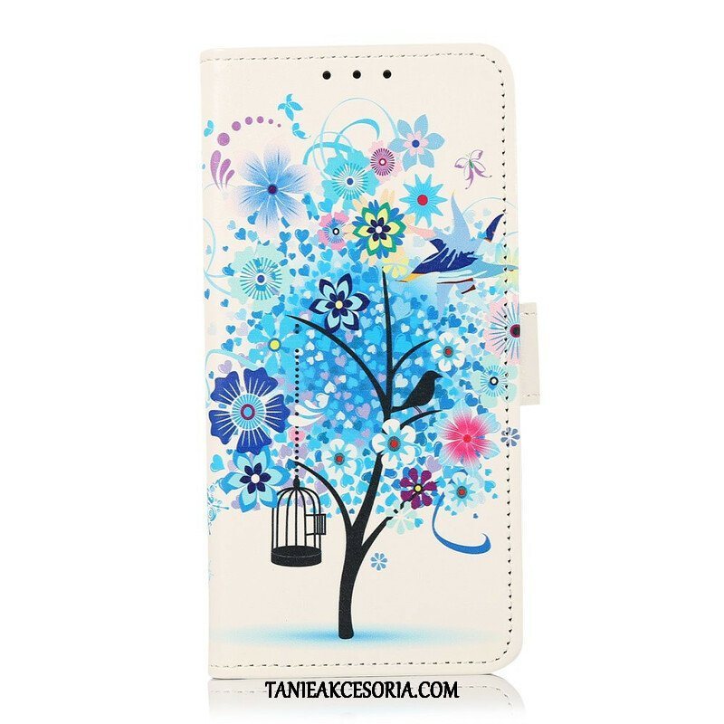 Etui Folio do Samsung Galaxy S21 FE Kwitnące Drzewo