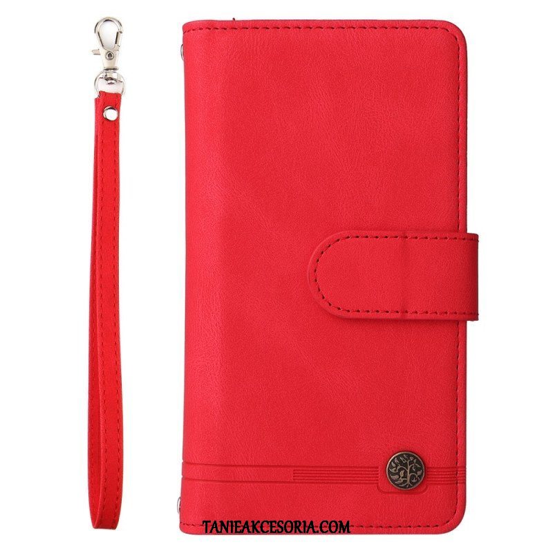 Etui Folio do Samsung Galaxy S22 5G Biznes Wielofunkcyjny