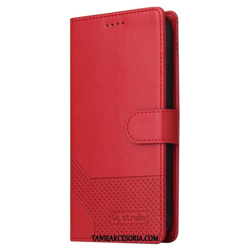 Etui Folio do Samsung Galaxy S22 5G Efekt Skóry Gq.utrobe