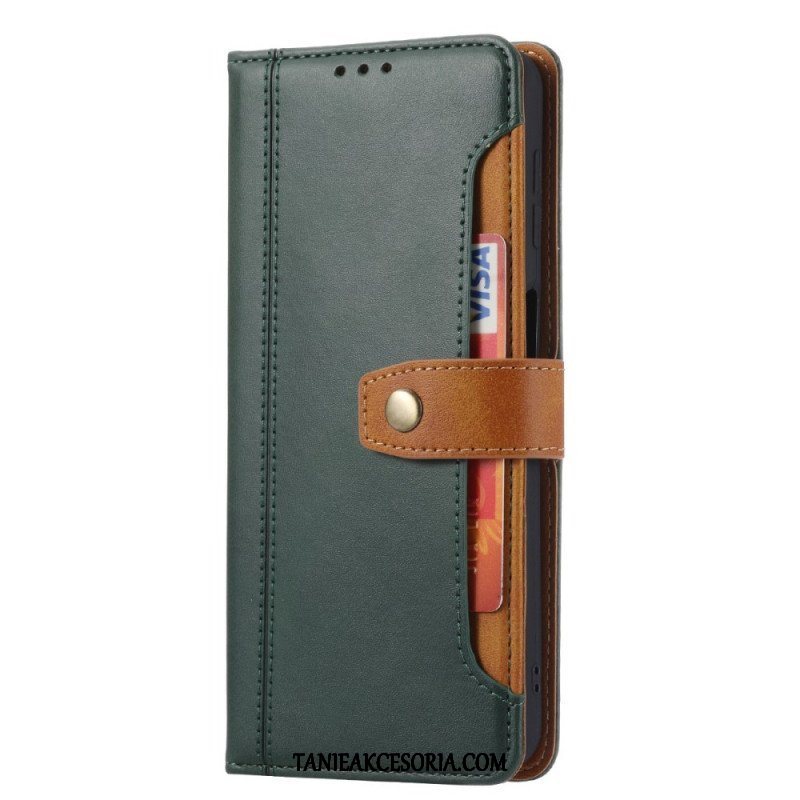 Etui Folio do Samsung Galaxy S22 5G Sztuczna Skóra Z Paskiem