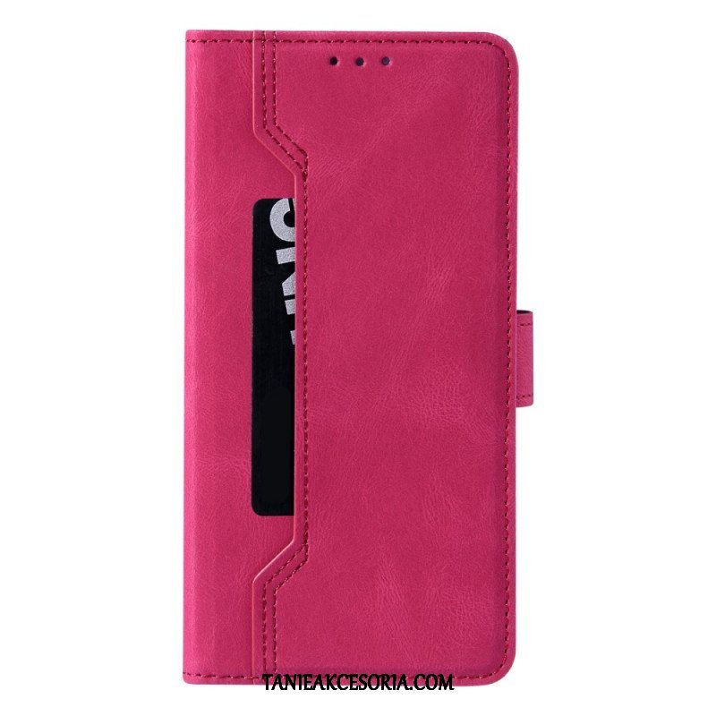 Etui Folio do Samsung Galaxy S22 Ultra 5G Posiadacz Karty Z Przodu