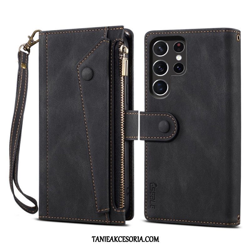 Etui Folio do Samsung Galaxy S22 Ultra 5G Wielofunkcyjne