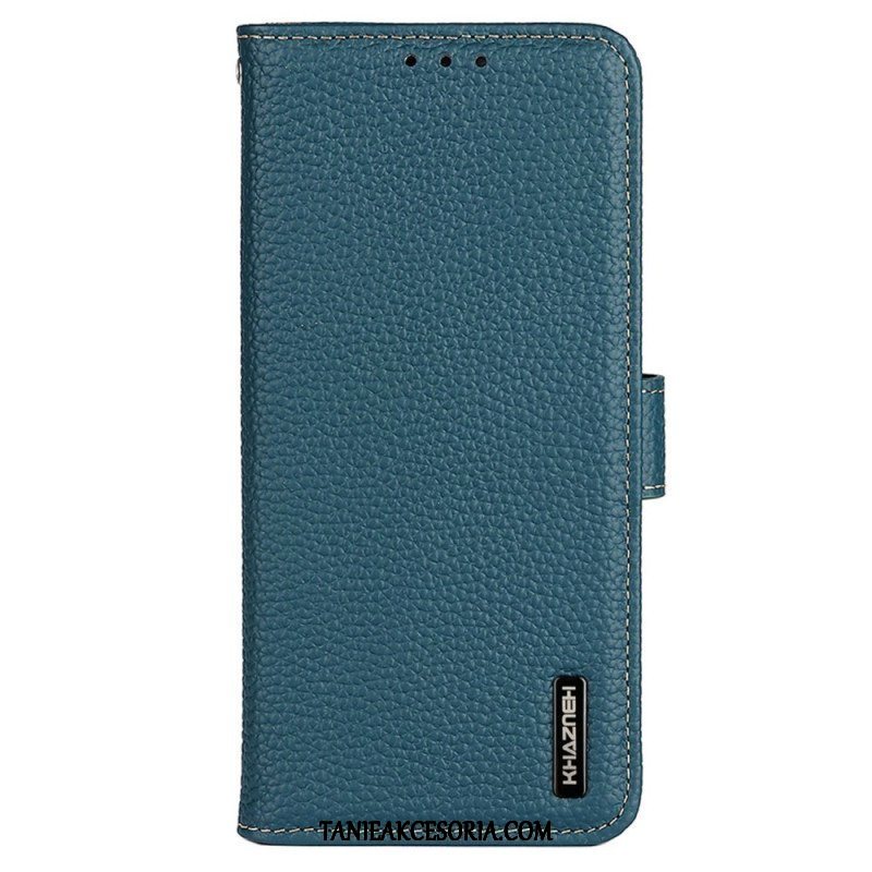 Etui Folio do Samsung Galaxy S23 5G Khazneh Skóra Liczi