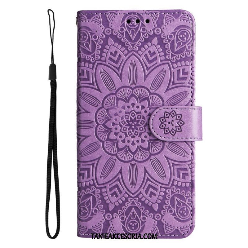 Etui Folio do Samsung Galaxy S23 5G Mandala Sun Ze Smyczą