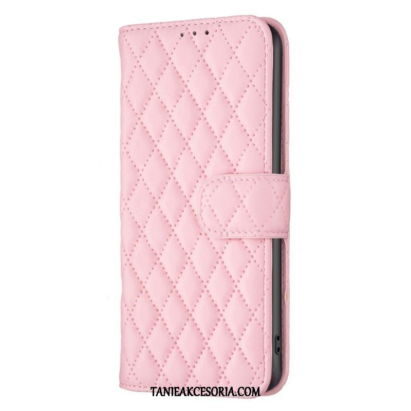 Etui Folio do Samsung Galaxy S23 5G Pikowany Binfen Kolor