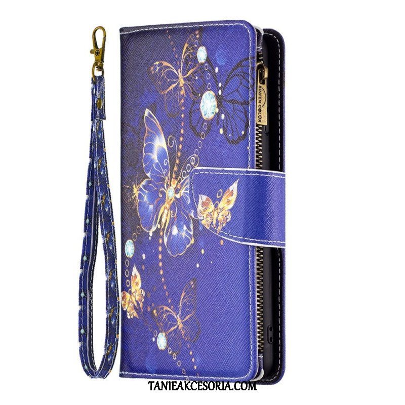 Etui Folio do Samsung Galaxy S23 5G Portfel Portfel Motyle