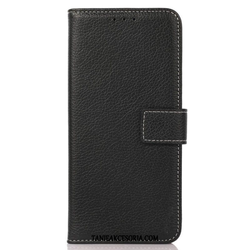 Etui Folio do Samsung Galaxy S23 5G Styl Skóry Liczi