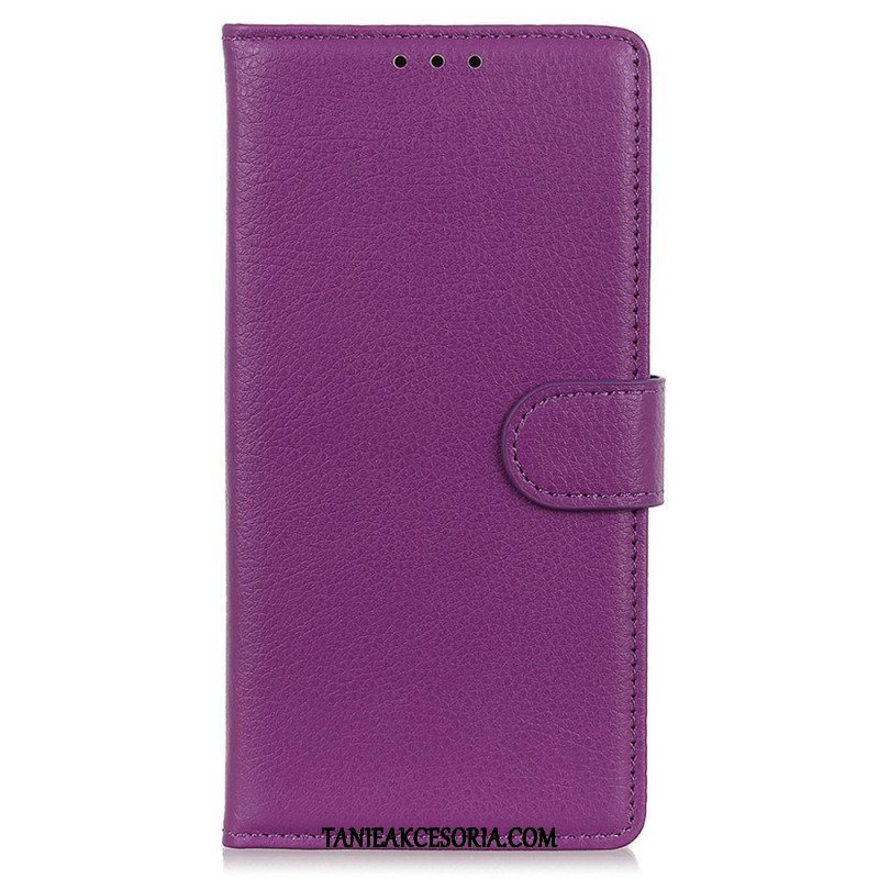 Etui Folio do Samsung Galaxy S23 5G Tradycyjna Sztuczna Skóra