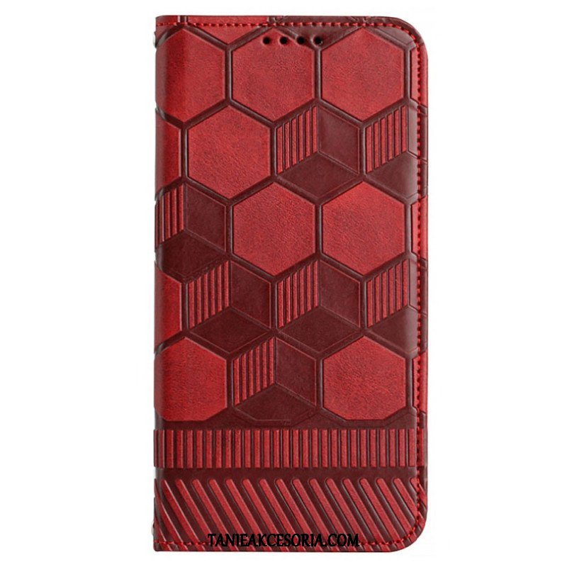 Etui Folio do Samsung Galaxy S23 5G Wzór Piłki Nożnej