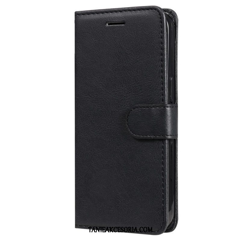 Etui Folio do Samsung Galaxy S23 5G z Łańcuch Zwykły Z Paskiem