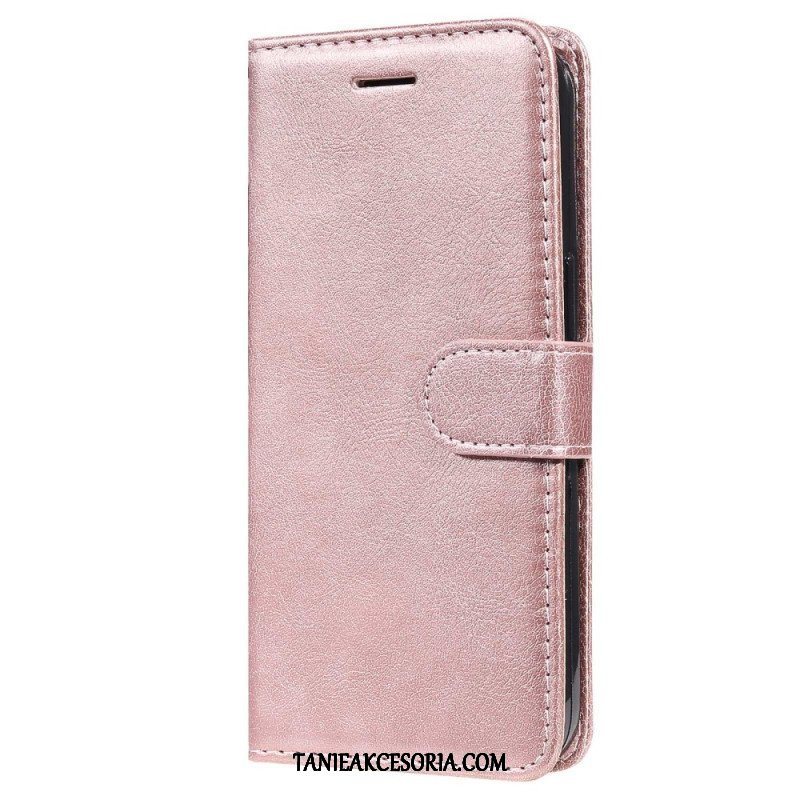 Etui Folio do Samsung Galaxy S23 5G z Łańcuch Zwykły Z Paskiem