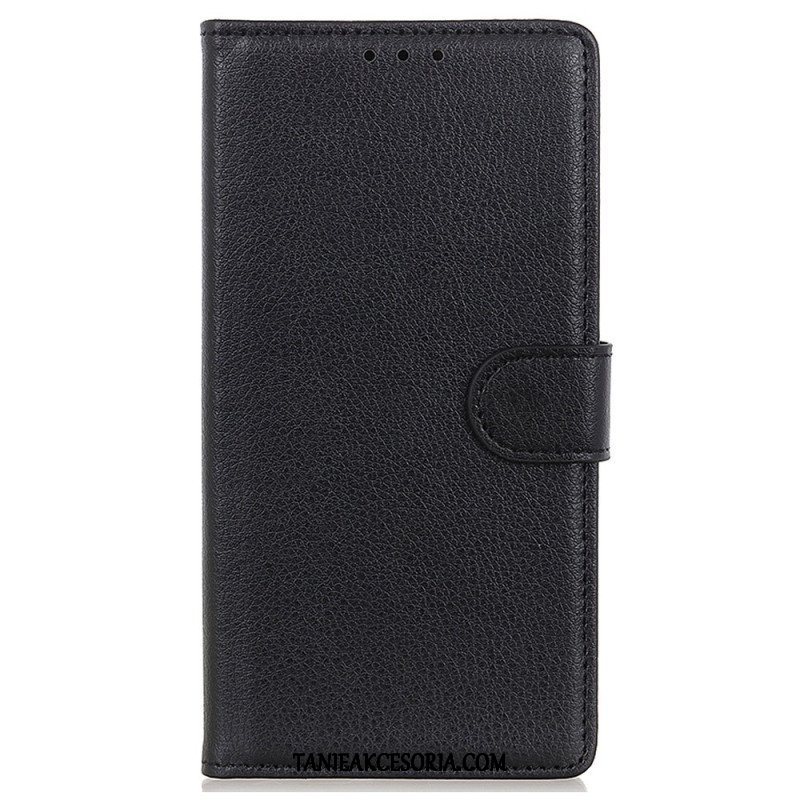 Etui Folio do Samsung Galaxy S23 Plus 5G Tradycyjna Sztuczna Skóra