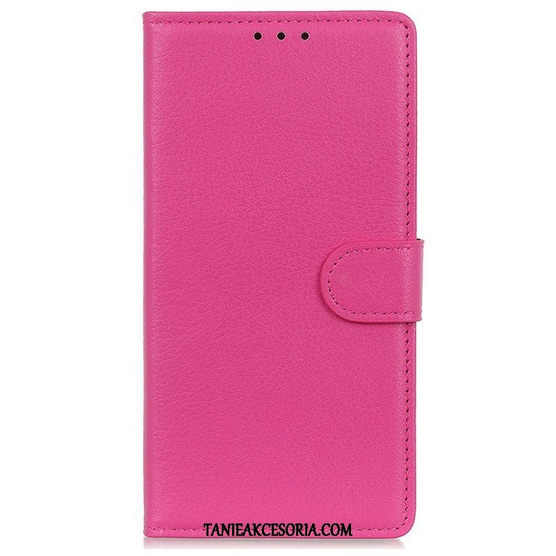 Etui Folio do Samsung Galaxy S23 Plus 5G Tradycyjna Sztuczna Skóra