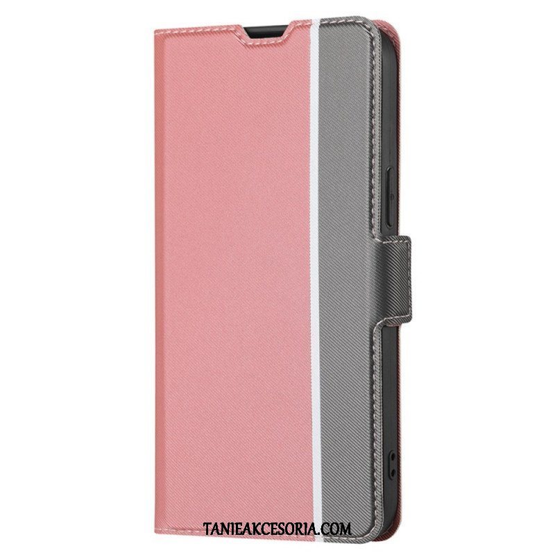 Etui Folio do Samsung Galaxy S23 Plus 5G Ultra Cienki Dwukolorowy