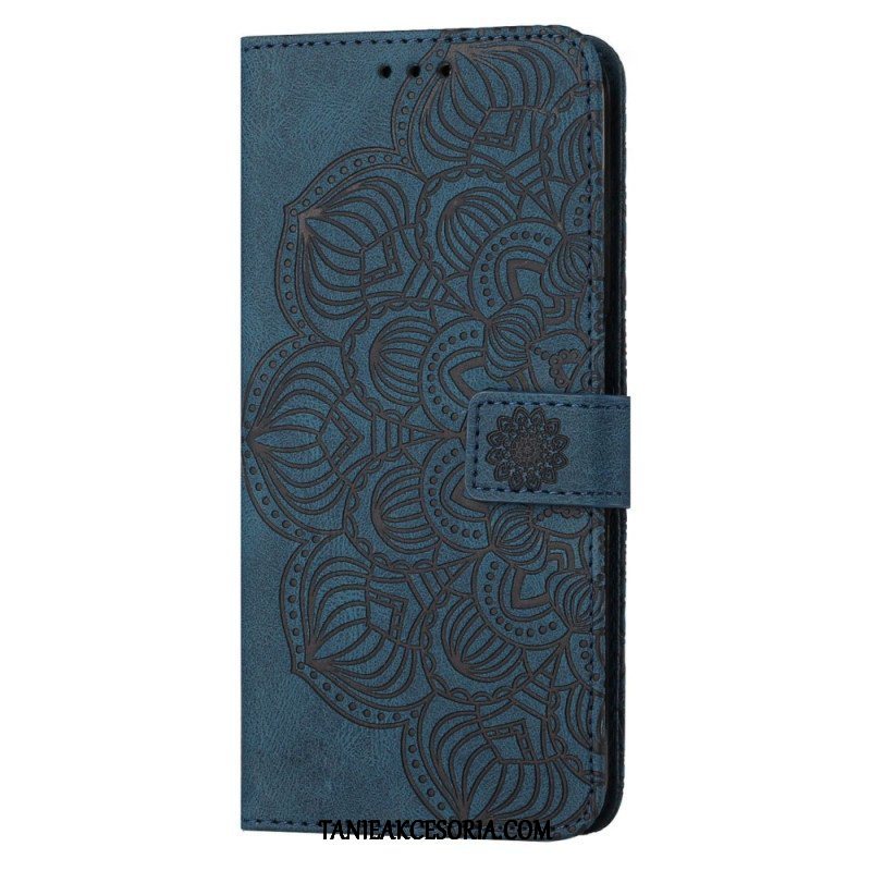 Etui Folio do Samsung Galaxy S23 Plus 5G z Łańcuch Paskowata Mandala