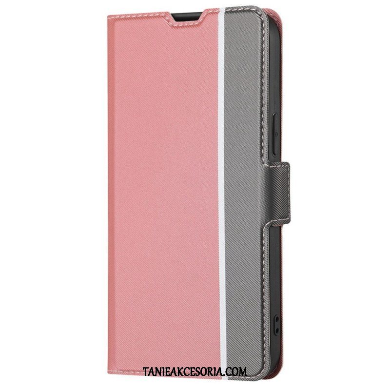 Etui Folio do Samsung Galaxy S23 Ultra 5G Fajny Dwukolorowy