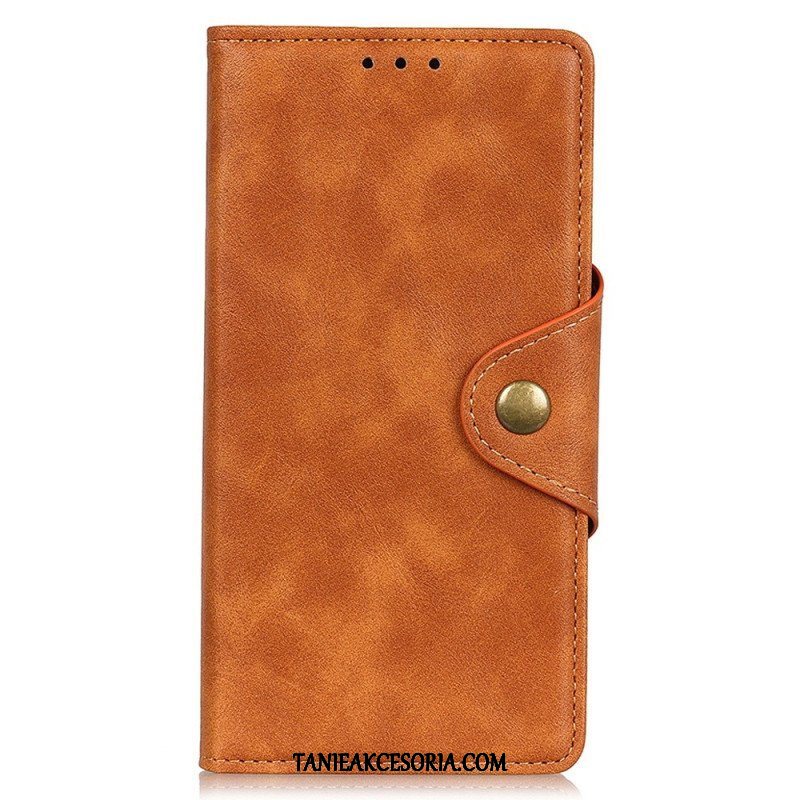 Etui Folio do Samsung Galaxy S23 Ultra 5G Przycisk Magnetyczny