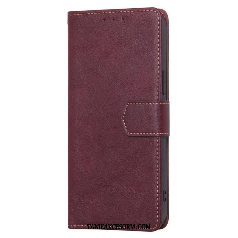 Etui Folio do Samsung Galaxy S23 Ultra 5G Rfid W Stylu Vintage Ze Skóry