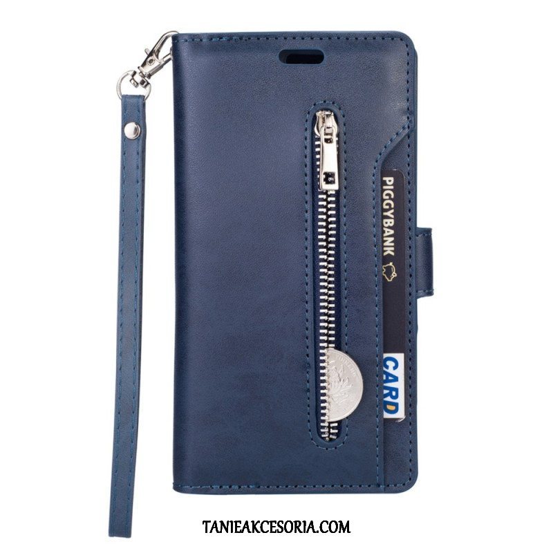 Etui Folio do Samsung Galaxy S23 Ultra 5G Torebka Ze Smyczą