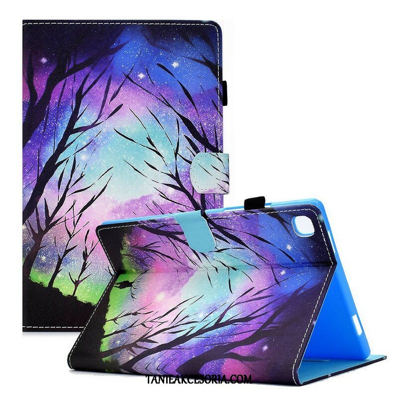 Etui Folio do Samsung Galaxy Tab A7 Lite Nocny Las