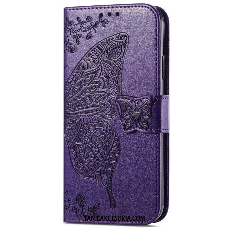 Etui Folio do Sony Xperia 1 IV Barokowy Motyl