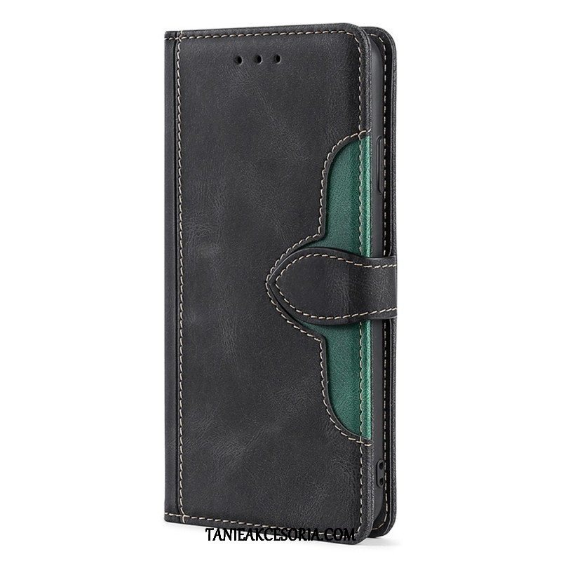 Etui Folio do Sony Xperia 1 IV Dwukolorowy Kwiatowy