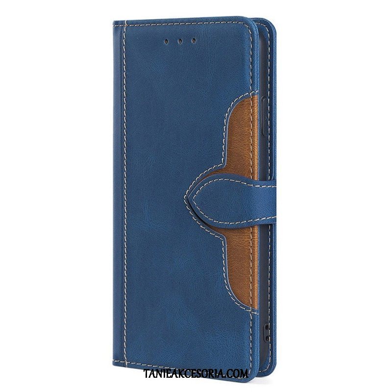 Etui Folio do Sony Xperia 1 IV Dwukolorowy Kwiatowy