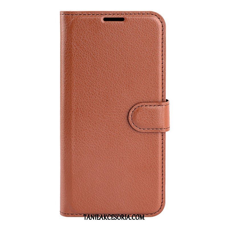 Etui Folio do Sony Xperia 1 IV Klasyczne Liczi