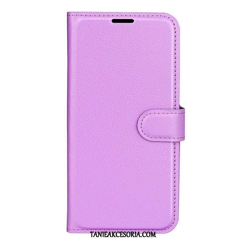 Etui Folio do Sony Xperia 1 IV Klasyczne Liczi