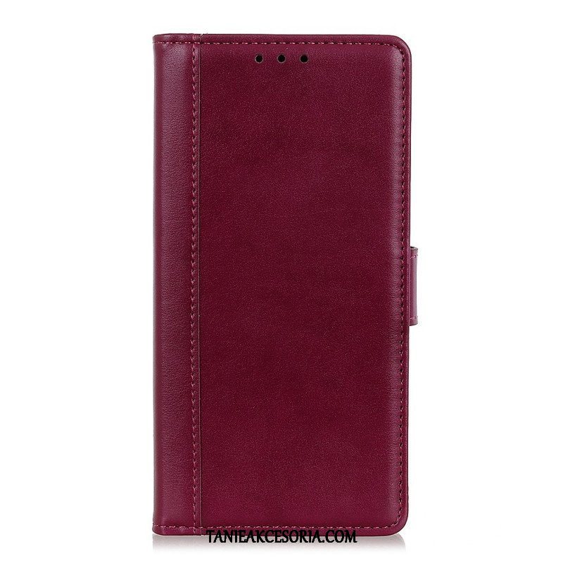 Etui Folio do Sony Xperia 1 IV Stylizacja Skóry