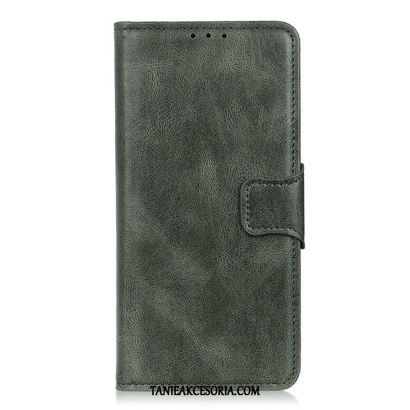 Etui Folio do Sony Xperia 1 IV Stylowe Skórzane Zapięcie Dwustronne